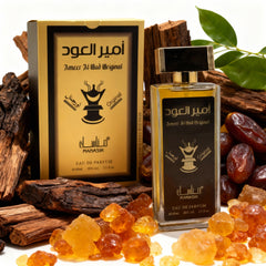 Ameer Al Oud Original – 100 ml Eau De Parfum by Manasik | Premium Arabic Oud Fragrance