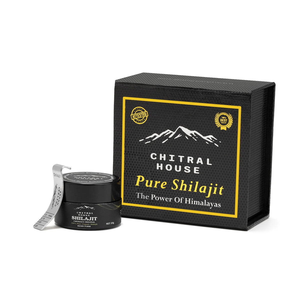 Chitral House – Pure Himalayan Shilajit (100% Organic Resin Form)